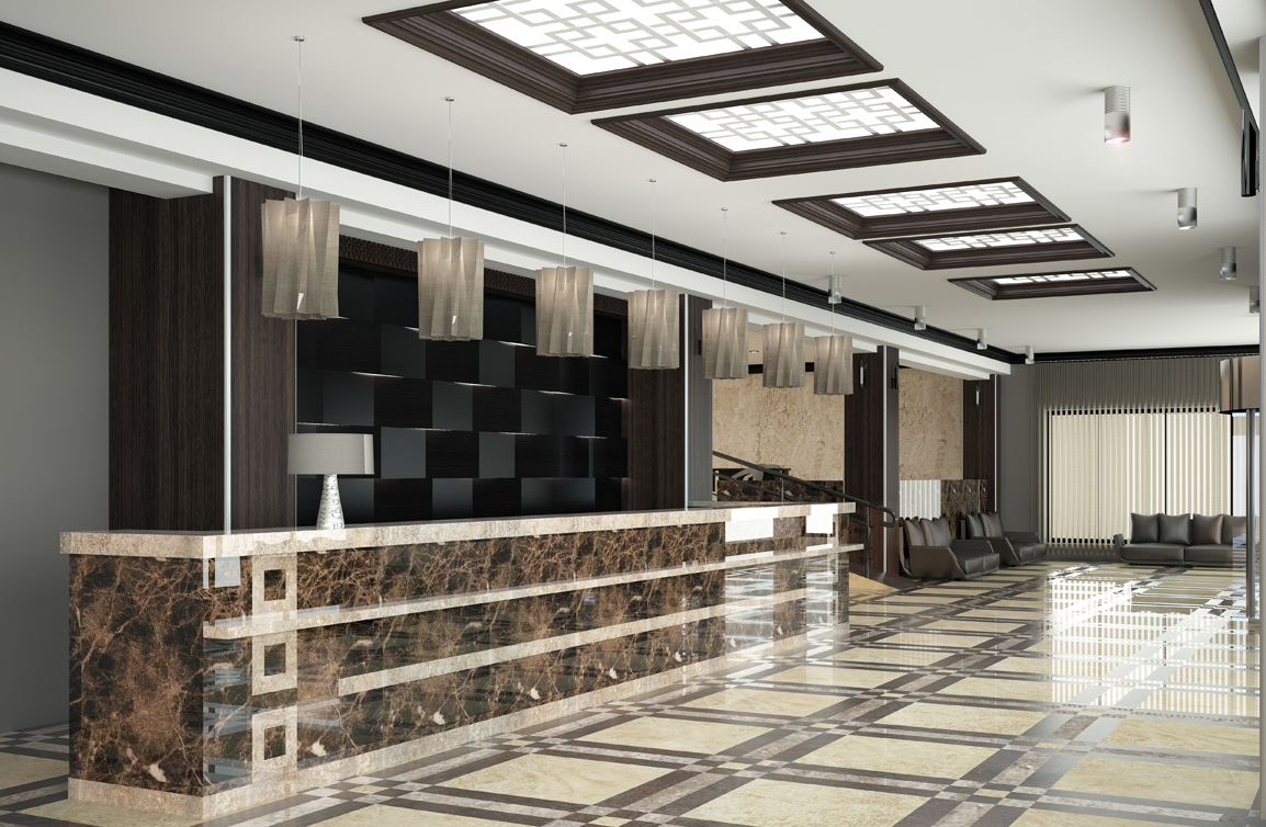 Modern Hotel Lobby